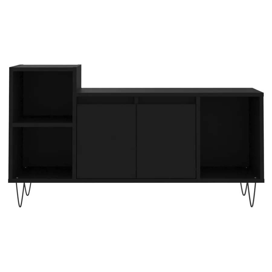 Meuble TV Noir 100x35x55 cm Bois d'ingénierie - 5
