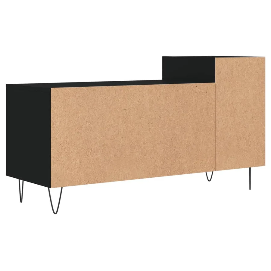 Meuble TV Noir 100x35x55 cm Bois d'ingénierie - 8