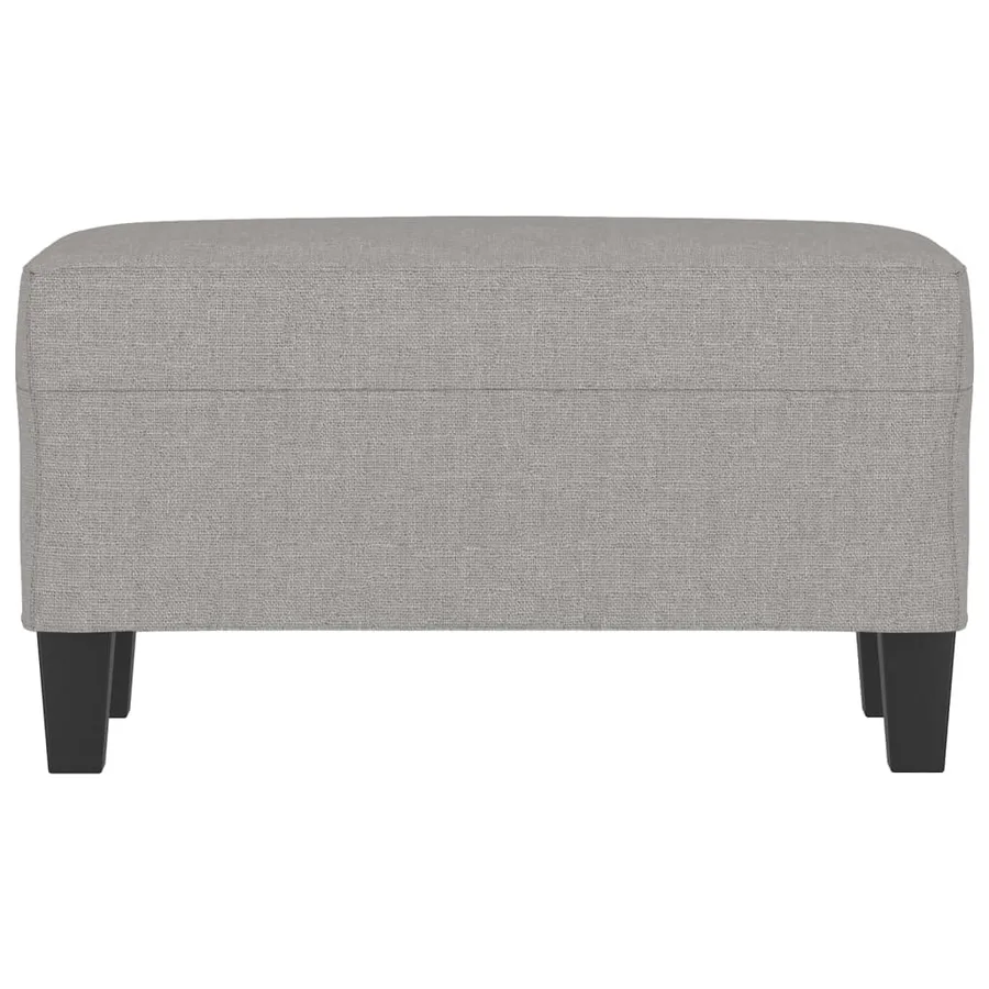 Banc Gris clair 70x35x41 cm Tissu - 3