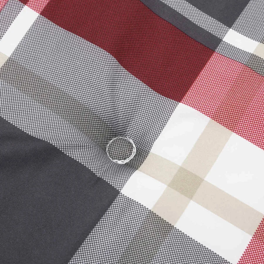 Coussins de chaise 2 pcs Vichy Rouge 58 x 77 x 4,5 cm - 8