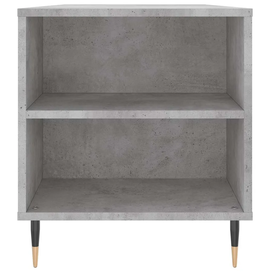 Table basse gris béton 102x44,5x50 cm bois d'ingénierie - 7