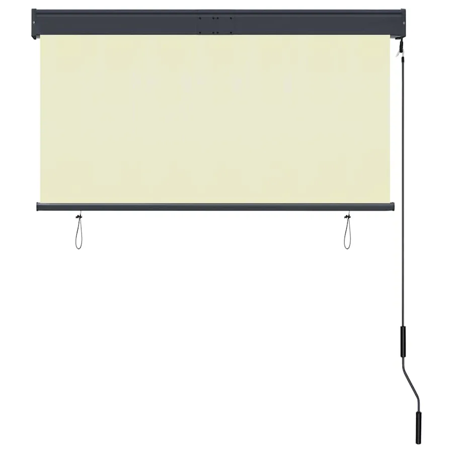Store roulant d'extérieur 120 x 250 cm Crème - 4