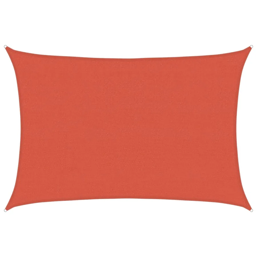 Voile d'ombrage 160 g/m² Terre cuite 4x5 m PEHD - 2