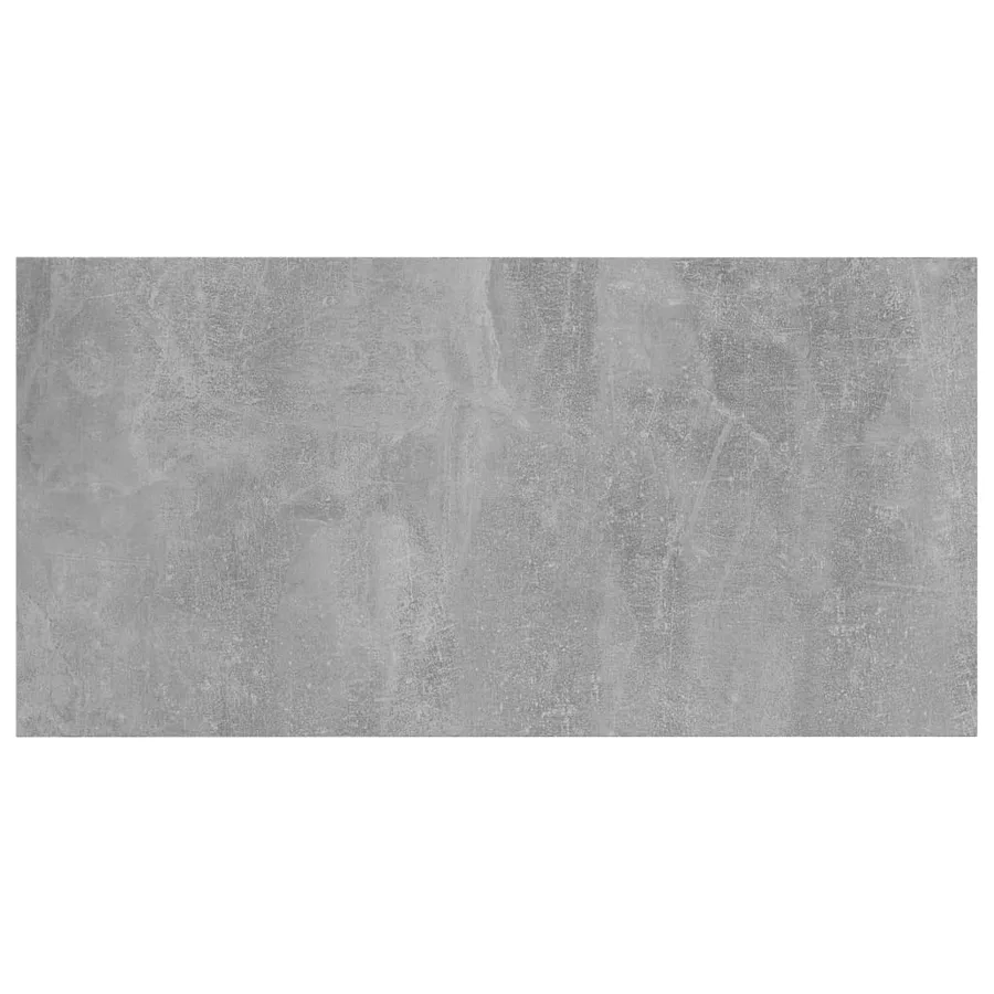Panneaux de bibliothèque 8 pcs Gris béton 80x40x1,5cm Aggloméré - 4