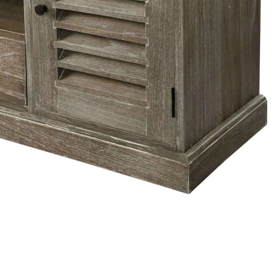 Meuble TV Bois de melia azedarach massif 145 x 35 x 60 cm - 7