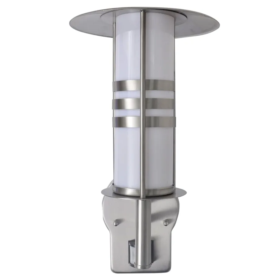 Lampe murale avec capteur Acier inoxydable Forme de pagode - 2