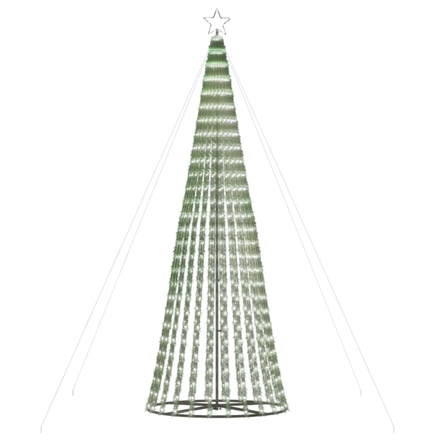 Sapin de Noël à LED 688 LED blanc froid 300 cm - 4