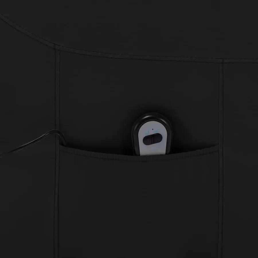 Fauteuil Noir Similicuir - 7