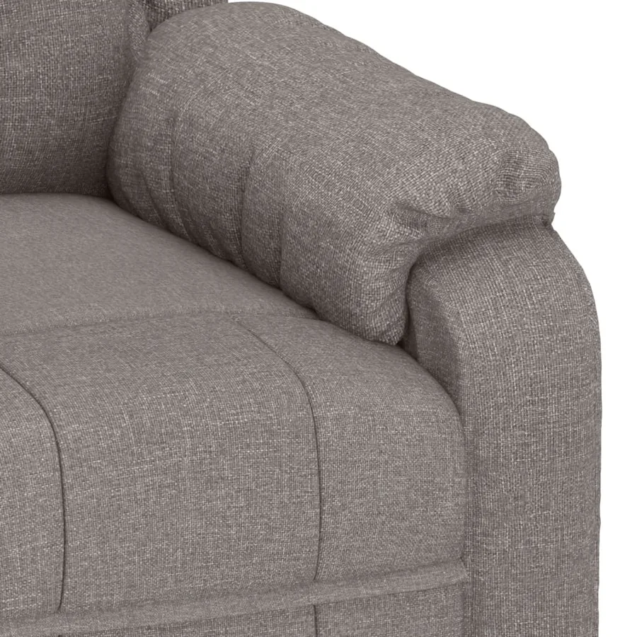 Fauteuil électrique de massage Taupe Tissu - 9