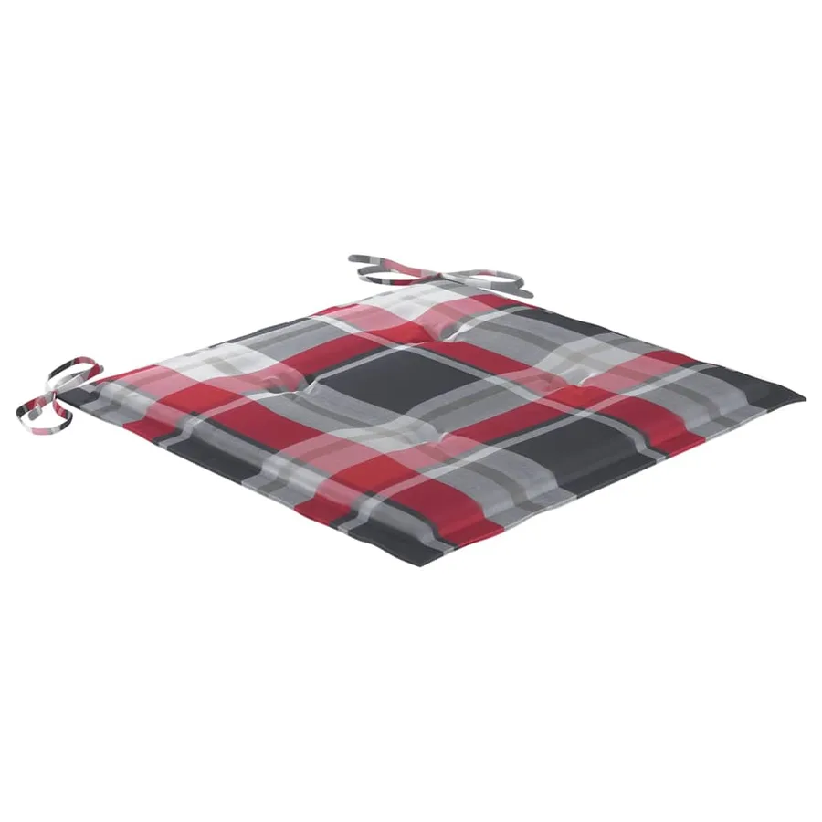 Chaises de jardin avec coussins lot de 6 Bois d'acacia massif - 7