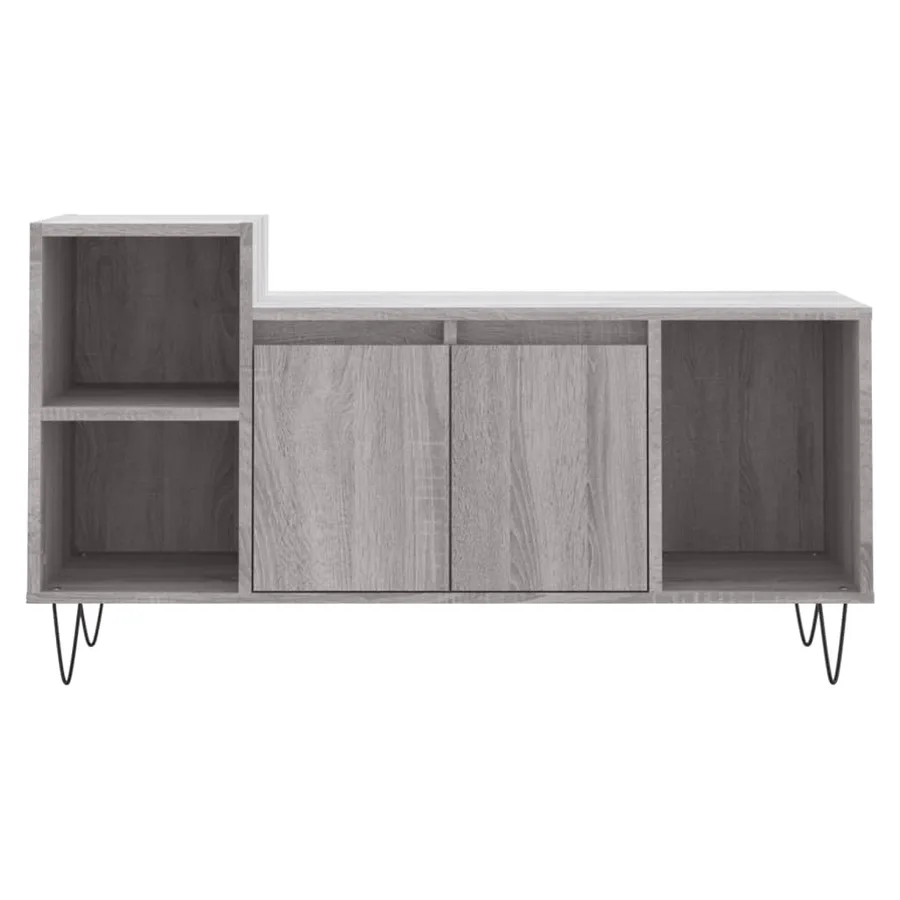 Meuble TV Sonoma gris 100x35x55 cm Bois d'ingénierie - 5