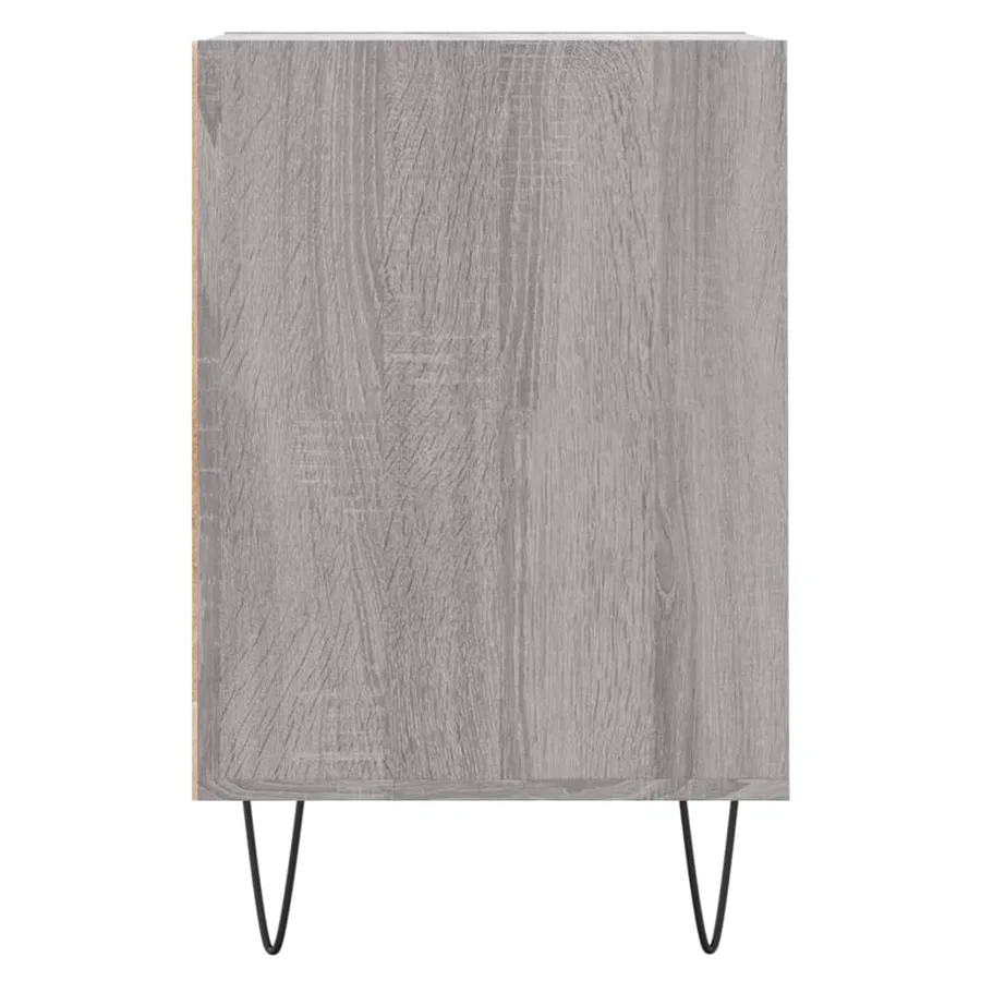 Meuble TV Sonoma gris 100x35x55 cm Bois d'ingénierie - 7