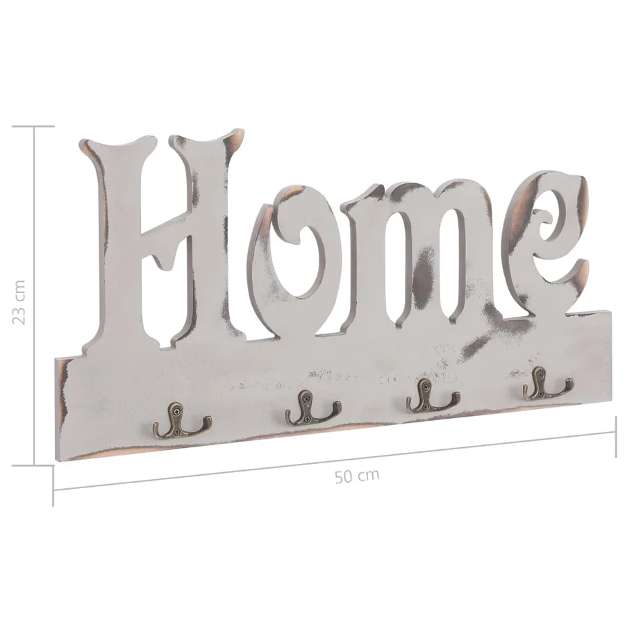 Porte-manteau mural HOME 50x23 cm - 6