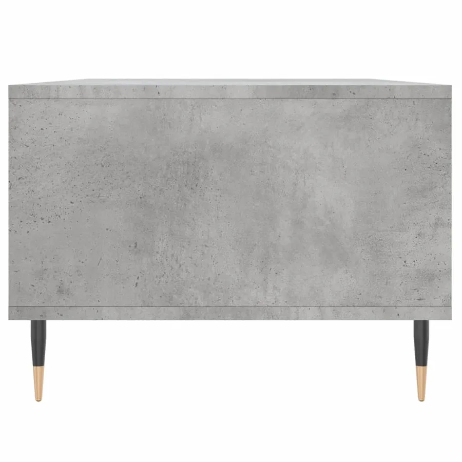 Table basse Gris béton 90x50x36,5 cm Bois d'ingénierie - 7
