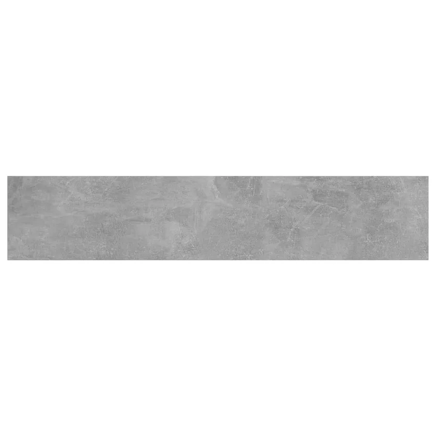 Panneaux de bibliothèque 8pcs Gris béton 100x20x1,5cm Aggloméré - 4