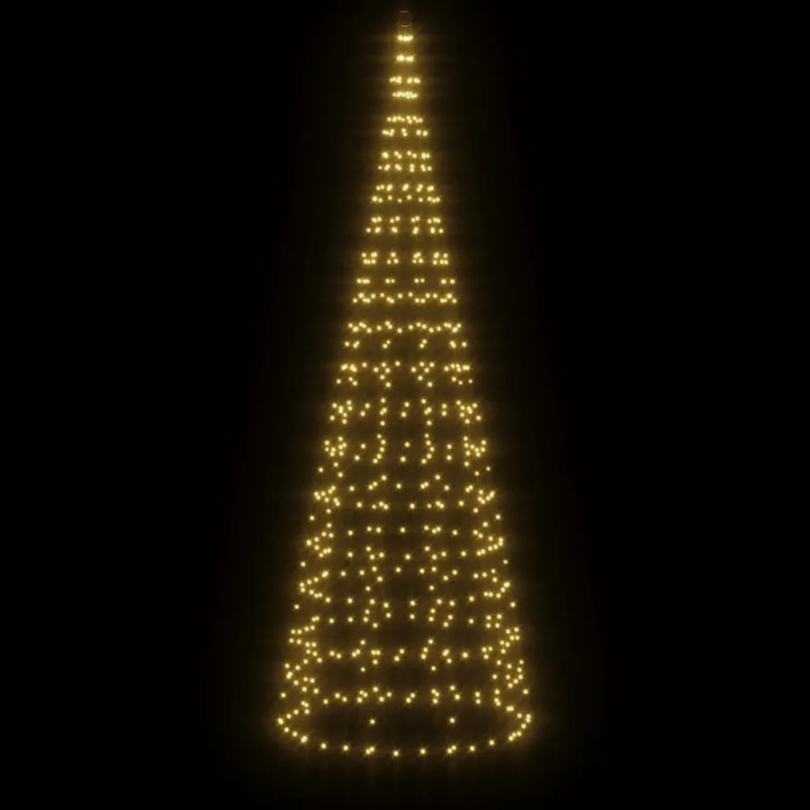 Sapin de Noël à LED 550 LED blanc 300 cm - 3