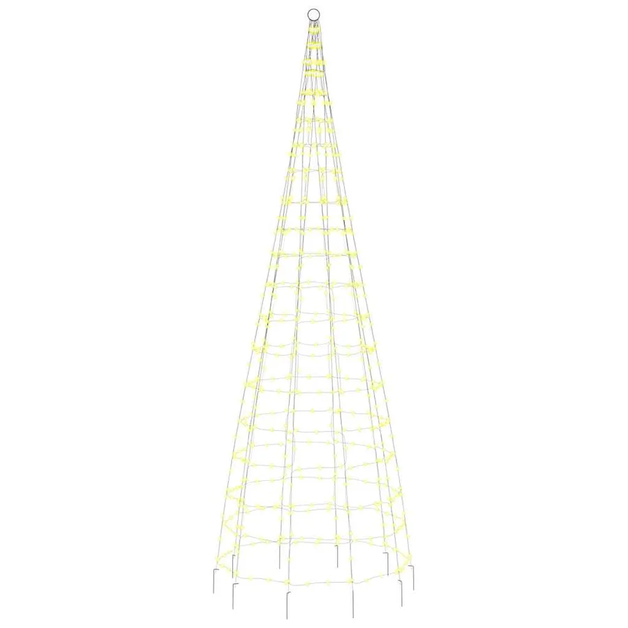 Sapin de Noël à LED 550 LED blanc 300 cm - 4