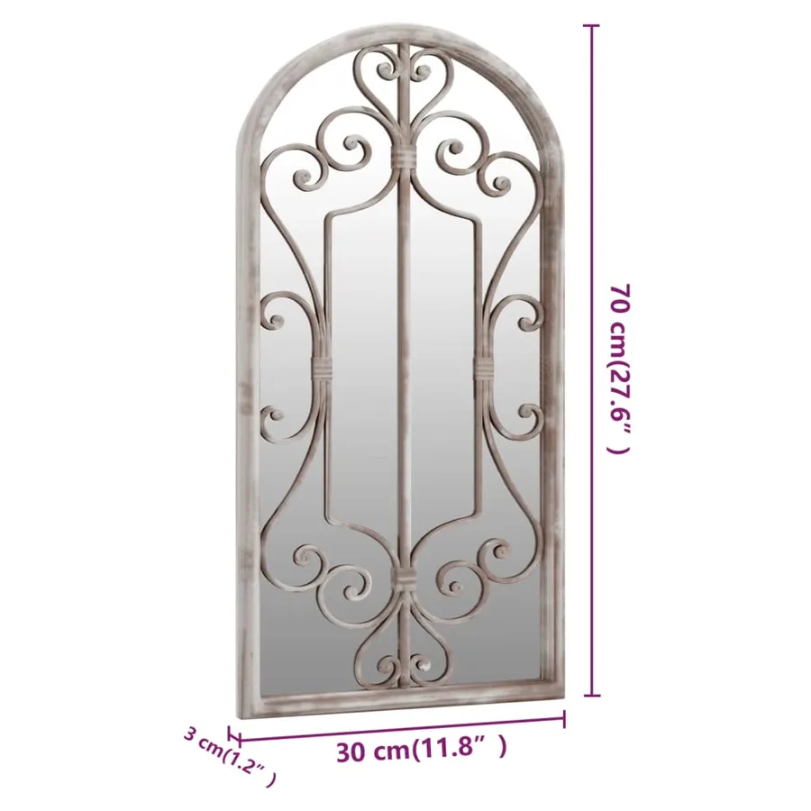 Miroir Sable 70x30 cm Fer pour utilisation à l'intérieur - 6