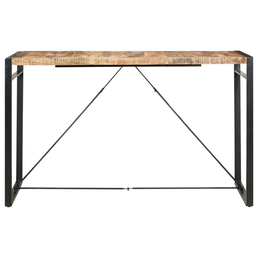 Table de bar 180x90x110 cm Bois de manguier massif - 2
