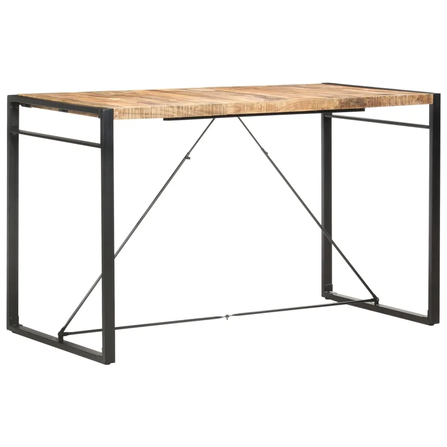 Table de bar 180x90x110 cm Bois de manguier massif - 6