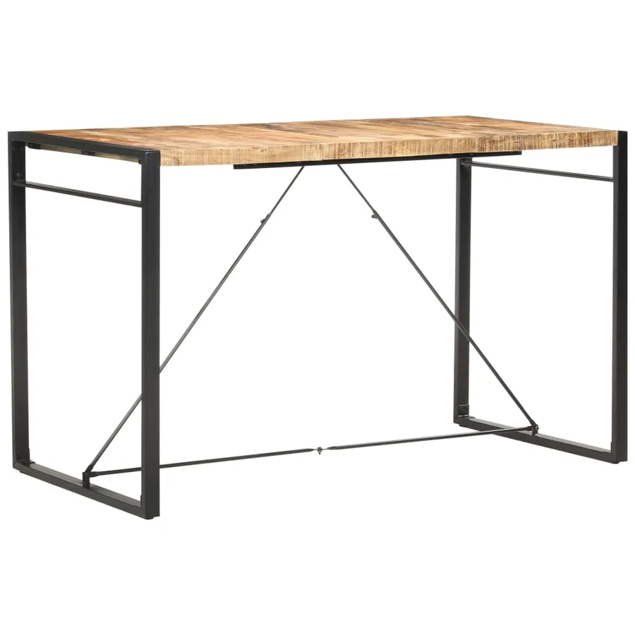 Table de bar 180x90x110 cm Bois de manguier massif - 7
