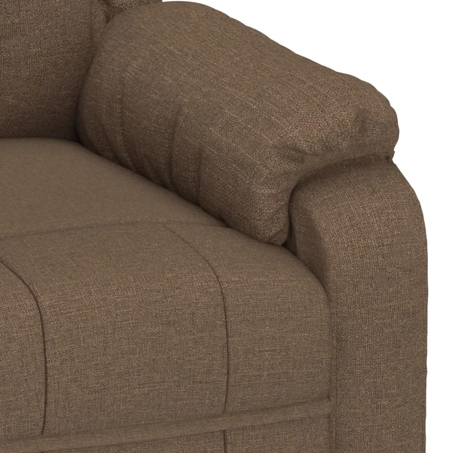 Fauteuil de massage Marron Tissu - 7