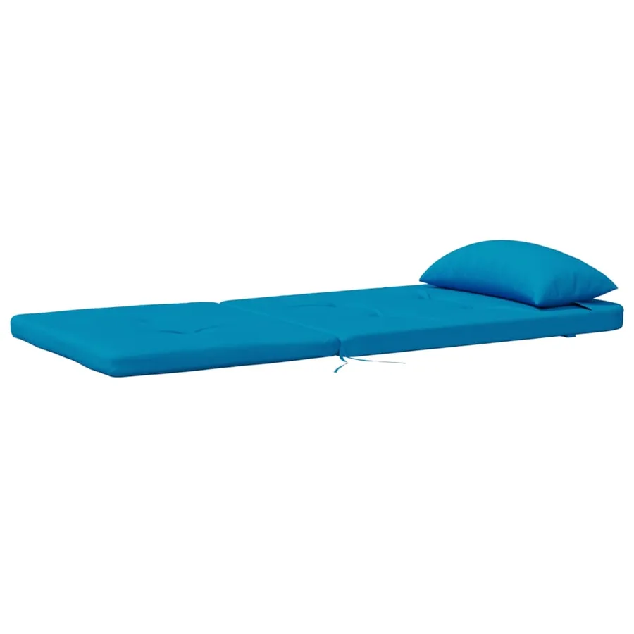 Coussins de chaise adirondack lot de 2 bleu clair tissu oxford - 5