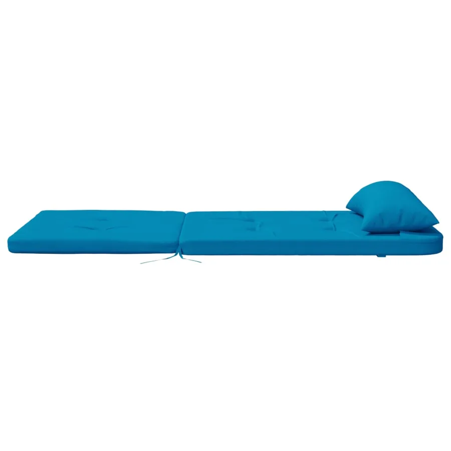 Coussins de chaise adirondack lot de 2 bleu clair tissu oxford - 7