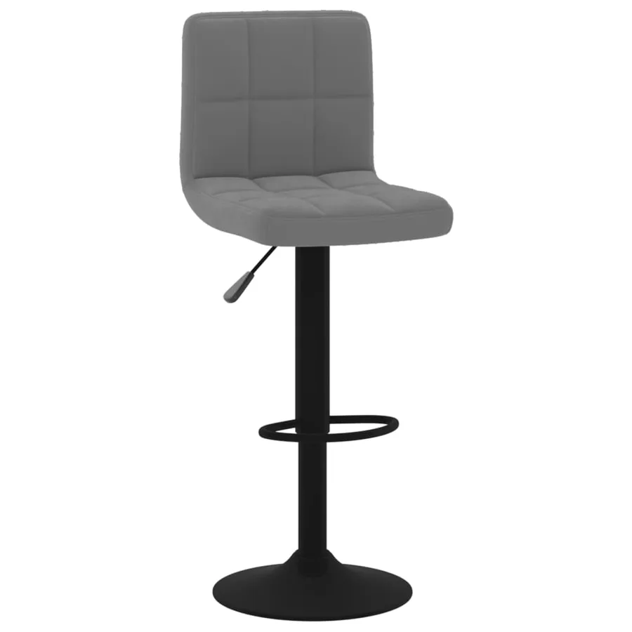Tabouret de bar Gris foncé Velours - 2