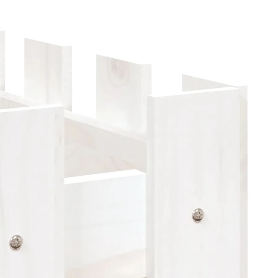 Lit surélevé de jardin design de clôture 100x50x50cm pin massif - 7