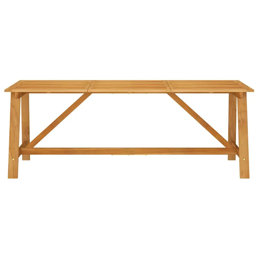 Ensemble à manger de jardin 9 pcs Beige - 3