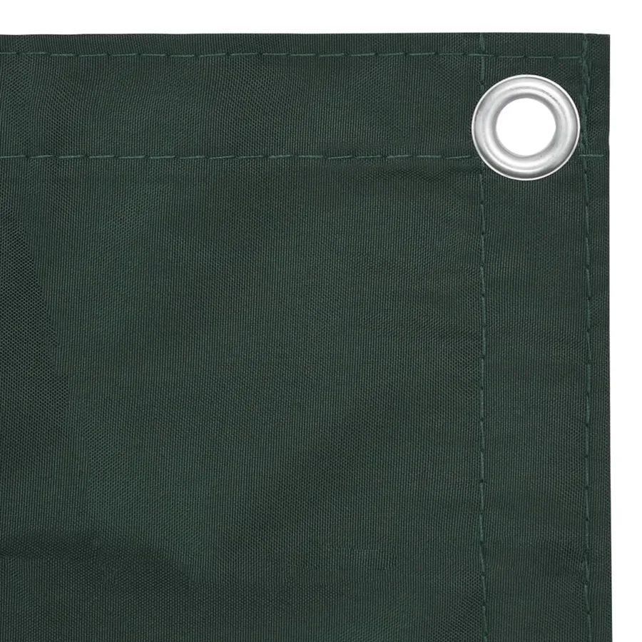 Écran de balcon Vert foncé 90x400 cm Tissu Oxford - 3