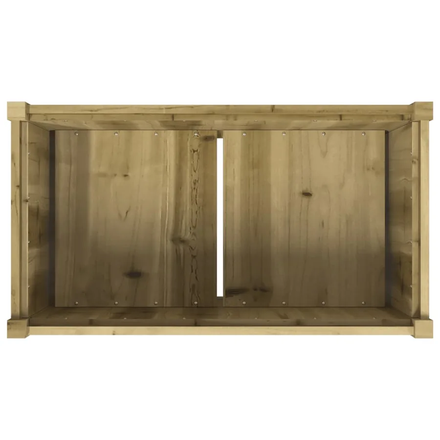 Jardinière 90x50x70 cm bois de pin imprégné - 8