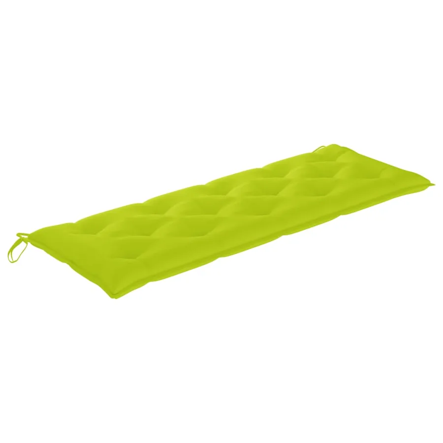 Banc de jardin 3 places avec coussin 150 cm Bois d'eucalyptus - 7