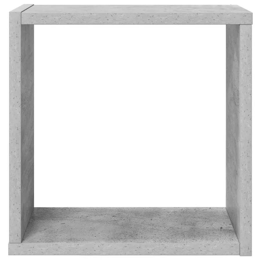 Étagères cube murales 2 pcs Gris béton 30x15x30 cm - 6