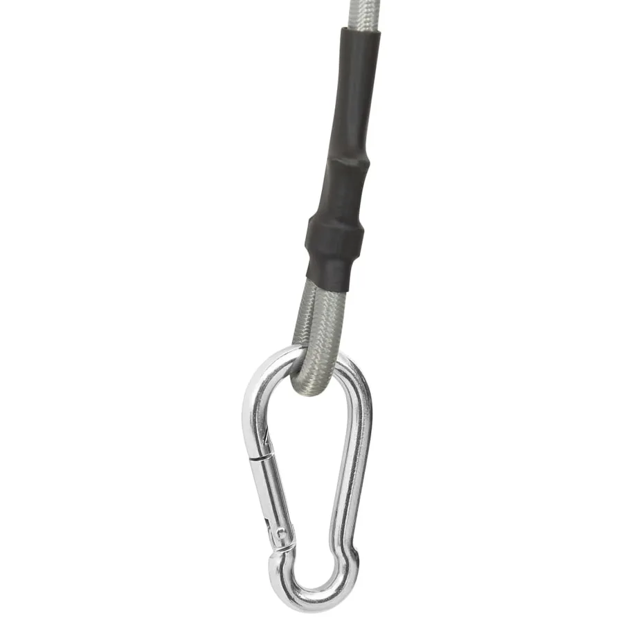 Cordes avec mousqueton 4 pcs Caoutchouc - 6