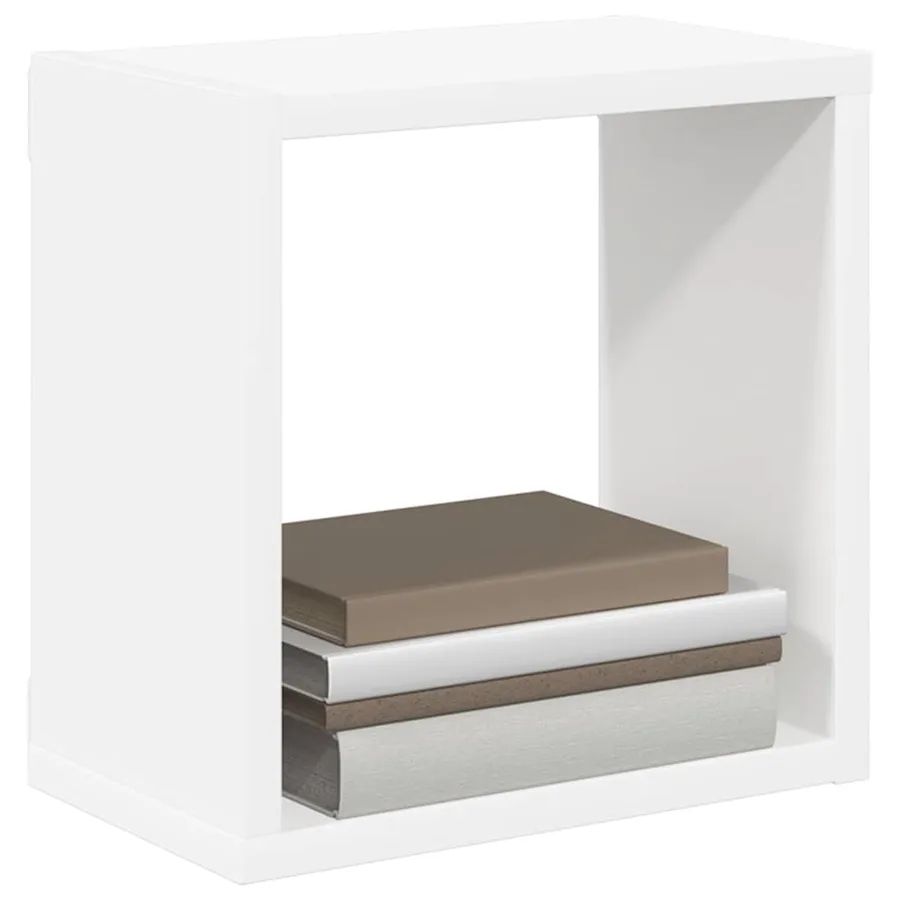 Étagères cube murales 6 pcs Blanc 26x15x26 cm - 4