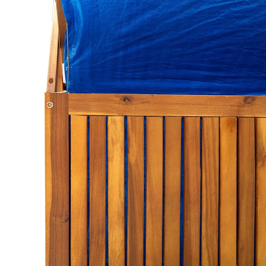 Boîte de rangement avec treillis 99x55x160cm Bois acacia solide - 8