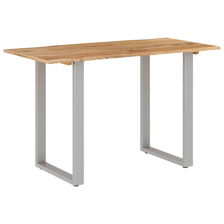Table de salle à manger 118x58x76 cm Bois d'acacia solide - 2