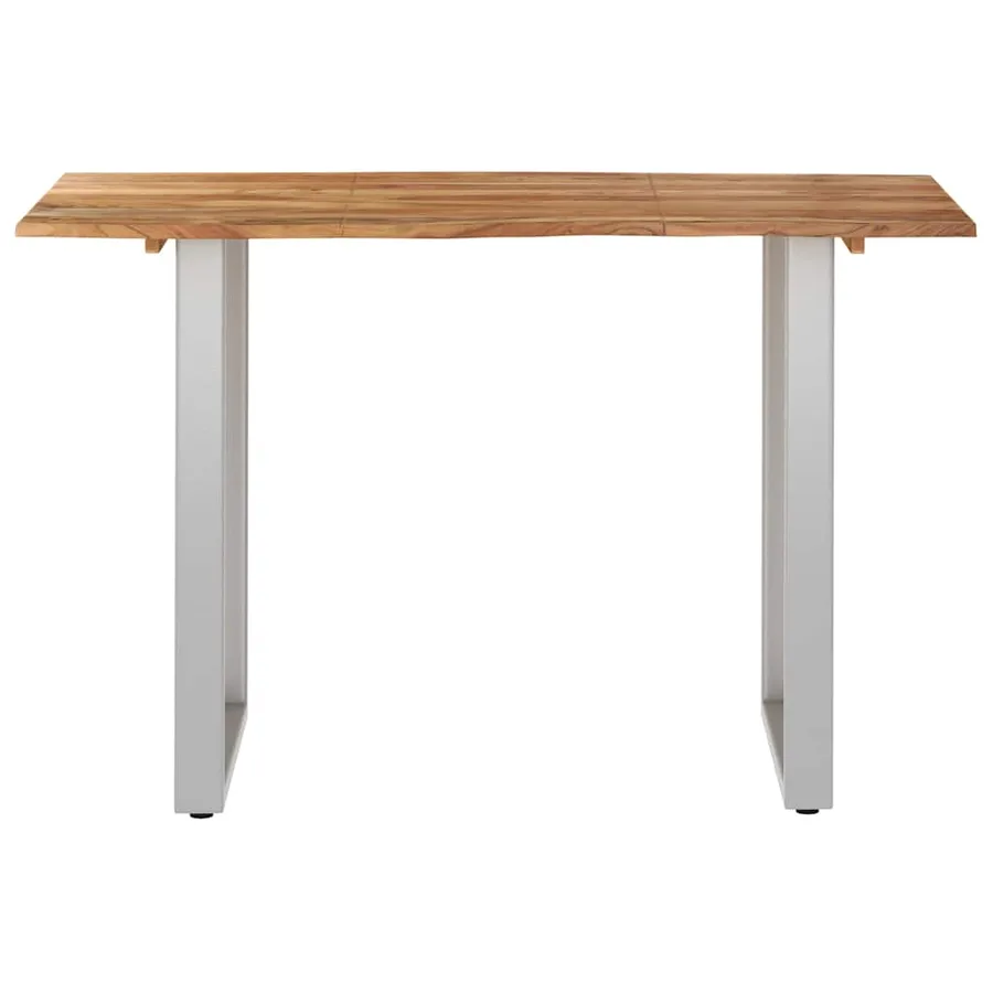 Table de salle à manger 118x58x76 cm Bois d'acacia solide - 4