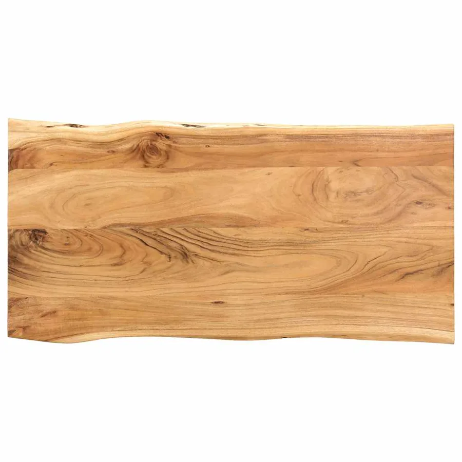 Table de salle à manger 118x58x76 cm Bois d'acacia solide - 5
