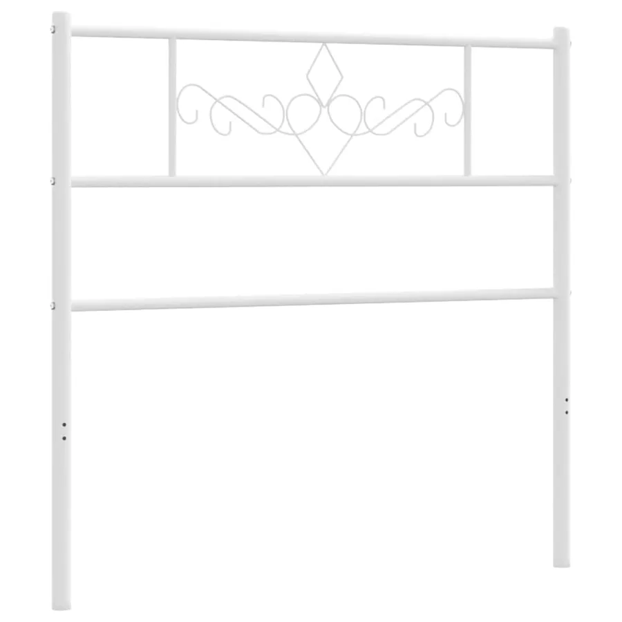 Tête de lit de remplacement métal blanc 75 cm - 4