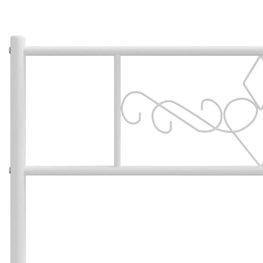 Tête de lit de remplacement métal blanc 75 cm - 6