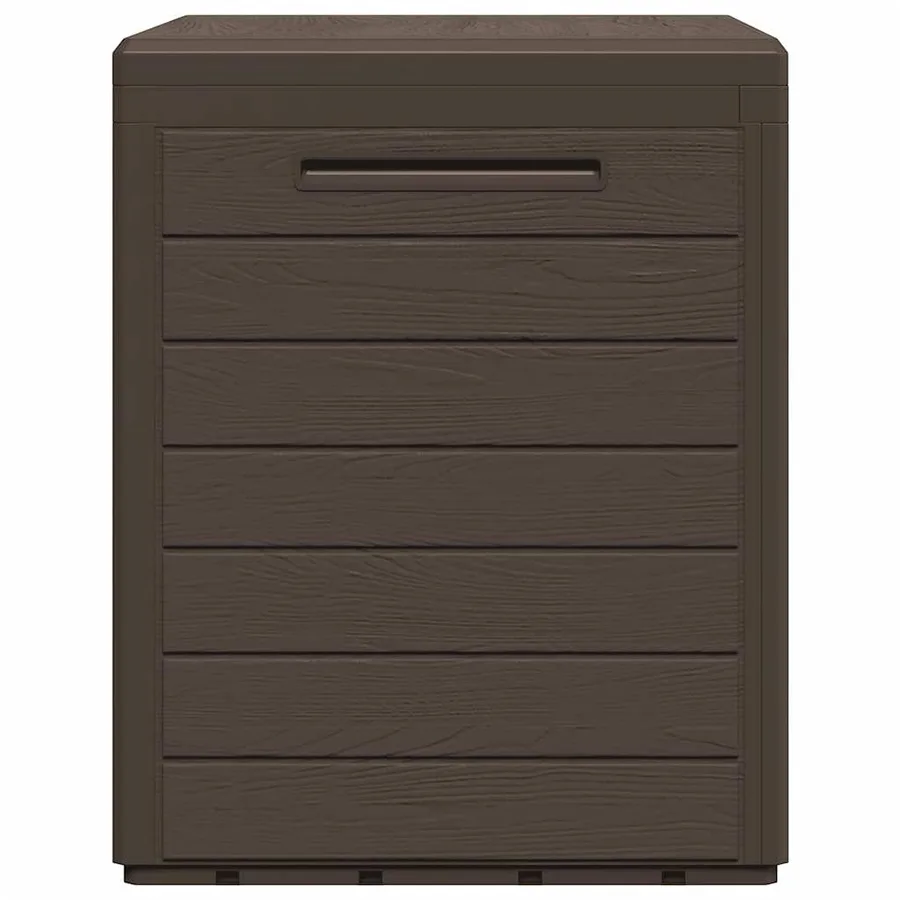 Boîte de stockage de jardin Marron 58,5x46x55 cm Polypropylène - 7