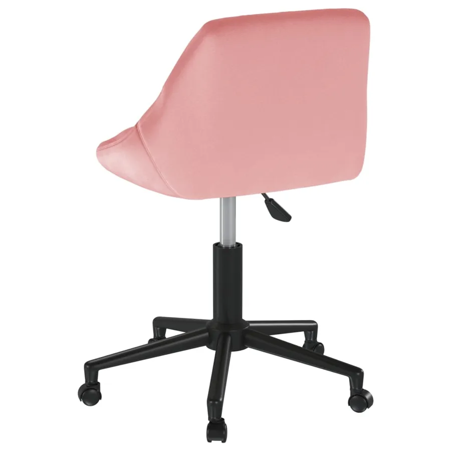 Chaise pivotante de salle à manger Rose Velours - 4