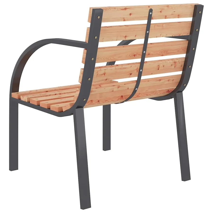 Chaises de jardin lot de 2 Bois - 6