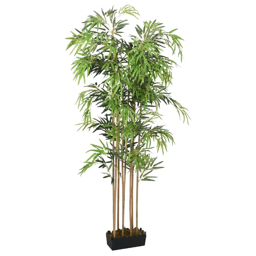 Bambou artificiel 1095 feuilles 150 cm vert