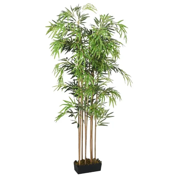Bambou artificiel 1095 feuilles 150 cm vert