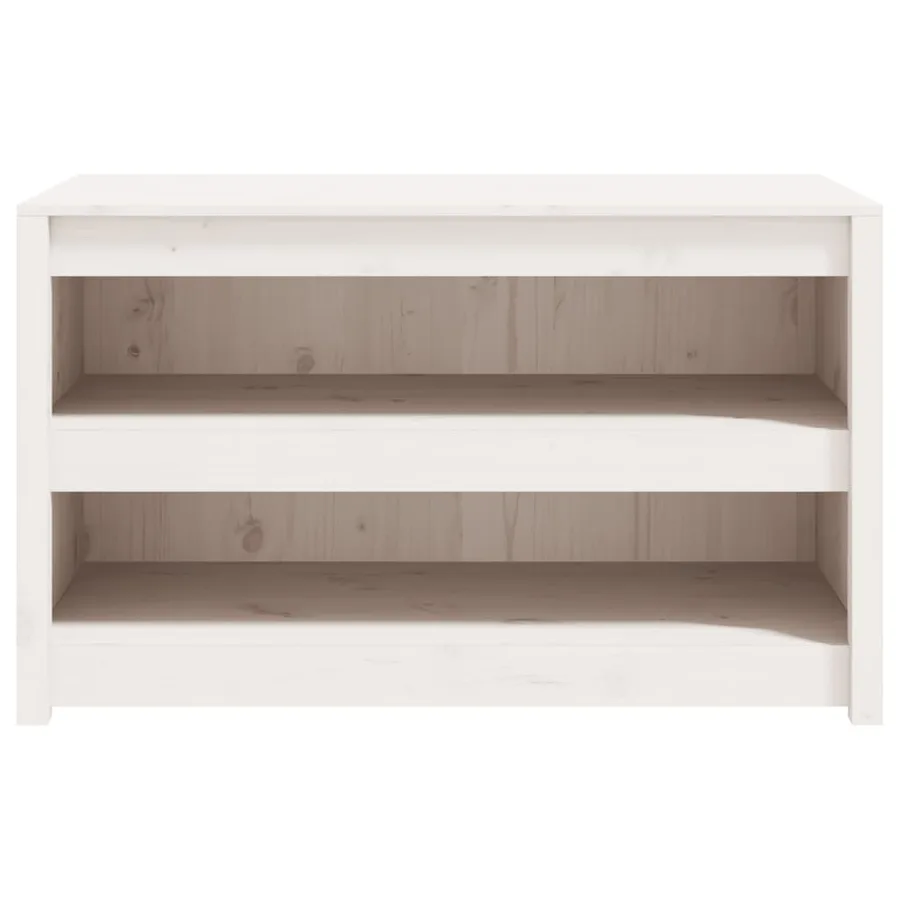 Armoire de cuisine d'extérieur MEPPEL blanc bois de pin massif - 4
