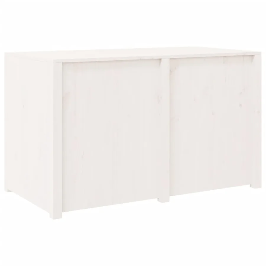 Armoire de cuisine d'extérieur MEPPEL blanc bois de pin massif - 6